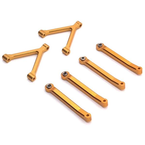 För SG 2801 SG2801 Uppgradering Delar Kit Metall Stång Länkage Servo Motor Fäste 1/28 RC Bil Modifikation Tillbehör Set, 3