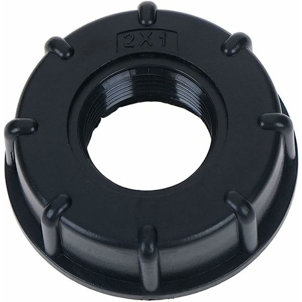 IBC Tank Adapter 1, Vandbeholder, 60mm Grovgevind, 1 Tommer Udløb