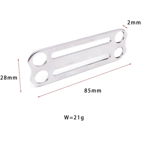 Scuba Diving Sidemount Tri-Glide Belt BCD Attachment Buckle Rope Retainer Attachment Buckle