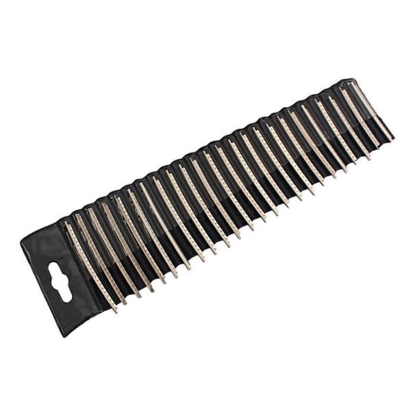 72 st. Rostfritt Stål Gitarr Pickguard 24 Band Greppbräda 2,7 mm för Akustisk