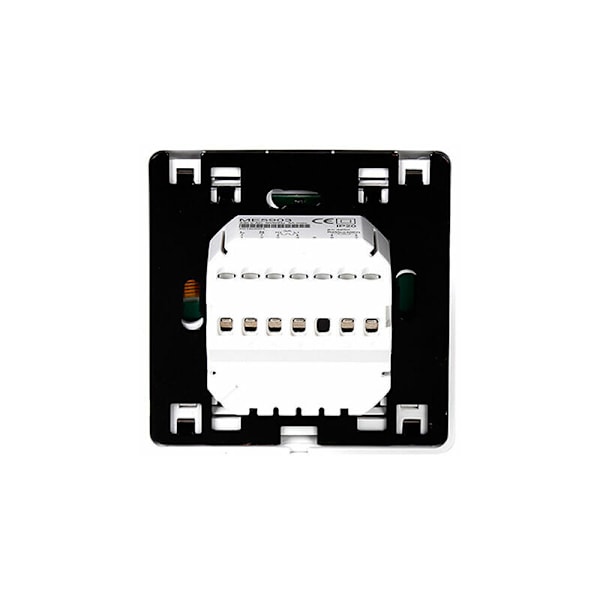 Programmerbar elektrisk golvvärme termostat 16A med sond, digital rums termostat golvvärme regulator LCD pekskärm, 1 st