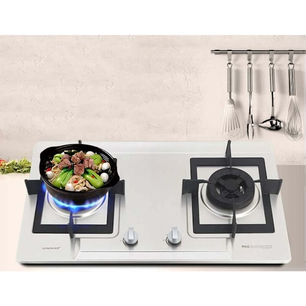 6 stk. Universelle Metallkontrollknapper Gasskomfyr Knapp 6mm universelle kontrollknapper komfyrknapp for gasskomfyr komfyr ovn platetopp