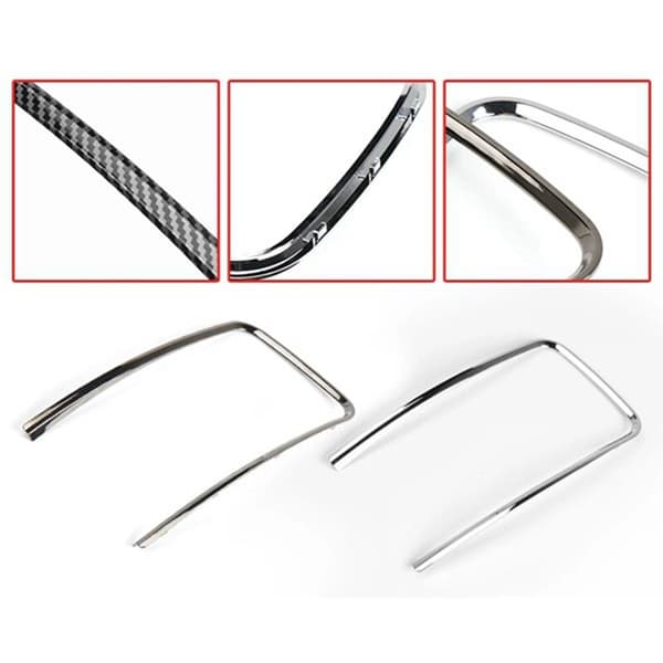 Sølv koppholder ring trim oppbevaringsboks stripe elektroplettering for 2009-2013