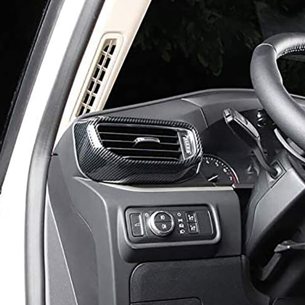 Side Air Conditioning Vent Outlet Cover Dashboard Trim Frame Molding til Explorer 2020 Fiber Style
