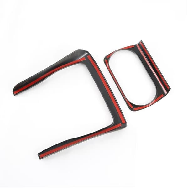 ABS Fiber Bil Midtkonsoll Koppholder Deksel Trim Styling Passer Til BZ4X Pro 2022