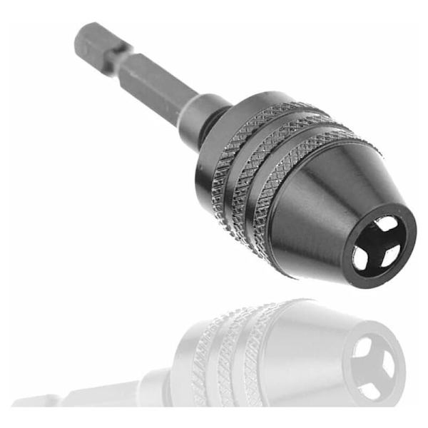 Nyckelfri Borrchuck Konverteringsverktyg 0,3-8mm Snabbväxling Skruvmejsel Adapter Konverterare med 1/4 Tums Hexskaft