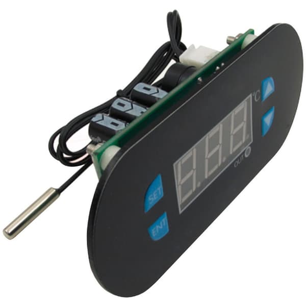 24V Grön Ljus Digital Temperatur/Kylning Sensor Display Temperaturregulator Switch Modul