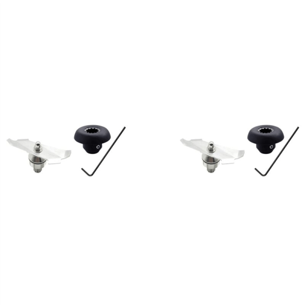 2X Avanceret Udskiftningsblad med Drivsokkel Kit til Advanced Series Touch and Go Quiet One 48/64 Oz.