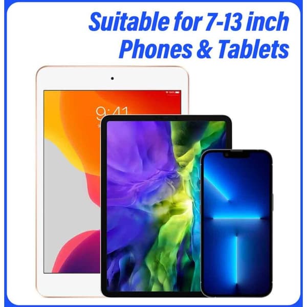 Tabletholder for Dashbord, Skrivebord, Sykkel og Mer