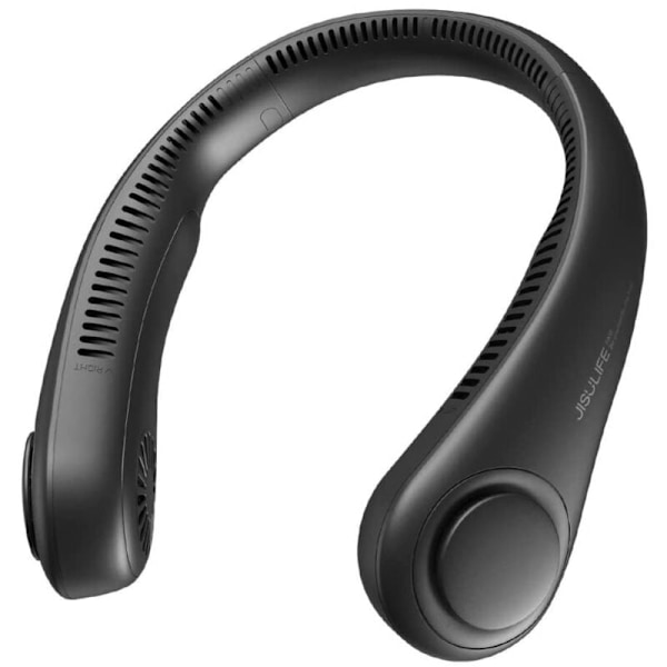 Bärbar Halsfläkt Handsfree Bladfri Fläkt Bärbar Personlig Fläkt Bladfri Laddningsbar Hjälmdesign USB-driven Skrivbordsfläkt