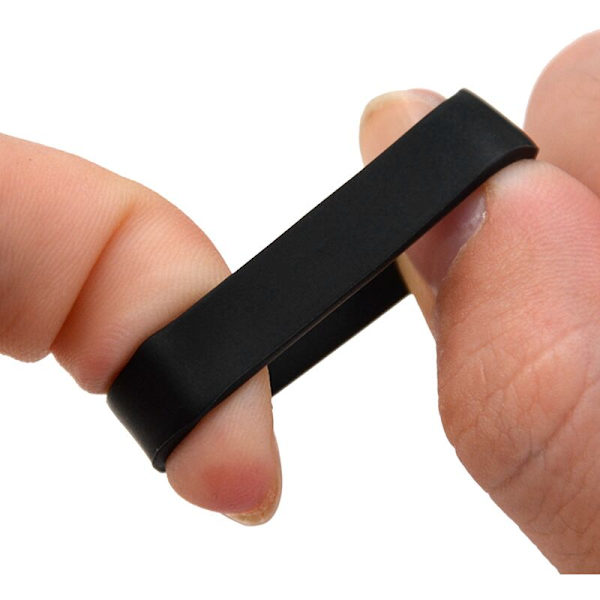 7 st gummibandhållare för klockarmband, spänne, ring för bredd 20 mm