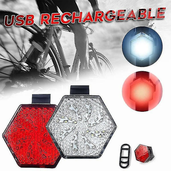 Usb-opladning Led Ride Advarselslys Flare Nødsituation Vejskive Sikkerhedslys Blinkende Vejkantssignal Værktøj Os Cykellygter 02