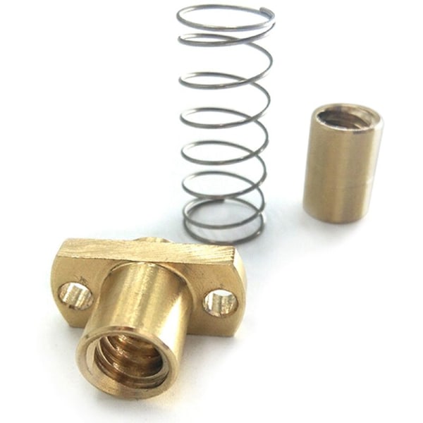 Exklusiva 3D-skrivar CNC 3018 delar fjädernöt Anti- T8 för att eliminera muttergap 10mm