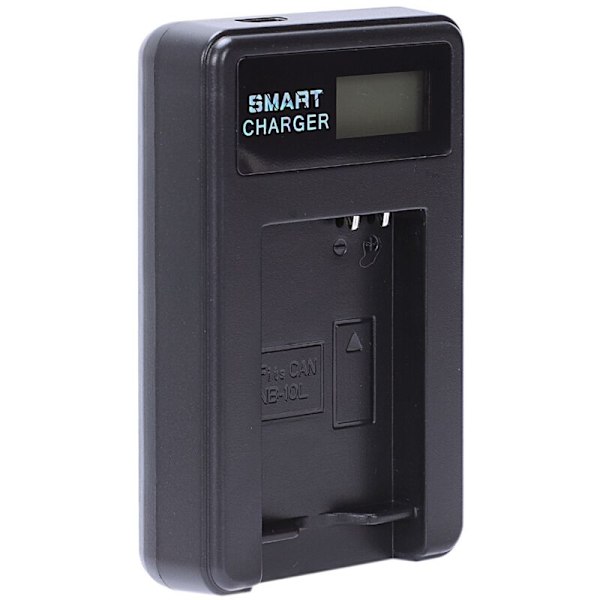 Smart Oppladbart Batterilader LCD-Skjerm Enkelt Spor med USB-Kabel for -10L