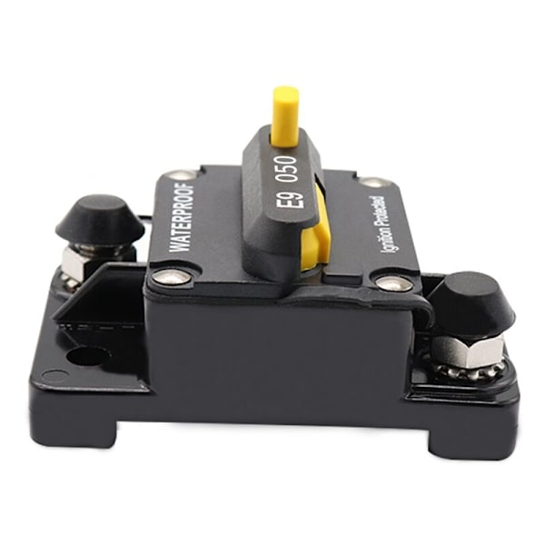 50A Amp Bil Auto Audio Marine Båt Audio Kretsbryter DC 12V/24V/48V Vanntett Kretsbryter Tilbakestill Sikring Inverter
