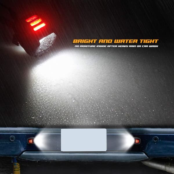2 kpl punainen putki SMD LED -kilven valo Navara D40 2005-2016