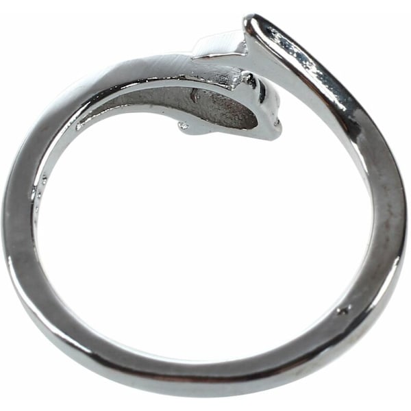 Dam Silver Ring Öppning En av Mode Justerbar