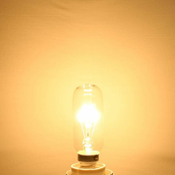 LaBlanc Glödlampa för Spiskåpa E14 40W, T25 230V Glödlampa Varmvit 2700K Dimbar, 4-pack