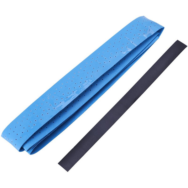 2 stk. Anti-Slip Perforeret Super Absorberende Tennis Overgrip Badminton Overgrip Racket Crush Grips (Blå)