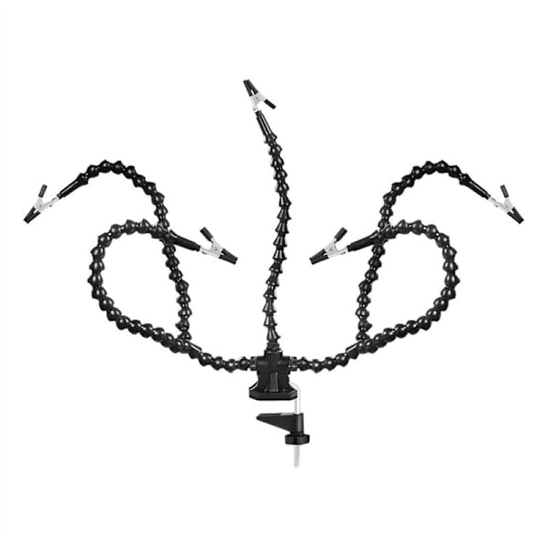 Multi-Hånd Lodde Værktøj, Bordklemme, Tredje Hånd Loddeholder, PCB Holder, Fleksibel Arm, Svejsningsværktøj