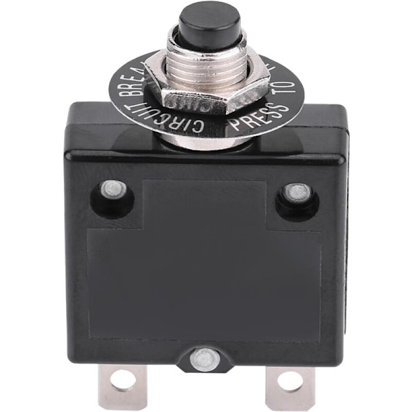 Strömbrytare 20A Valfri Termisk Återställningsbrytare, 125-250V AC 50V DC Strömöverbelastningsskydd Tryckknapp Strömbrytare(