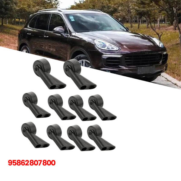 10 st vindrutespolarmunstycke 95862807800 för 2011-2018 spray