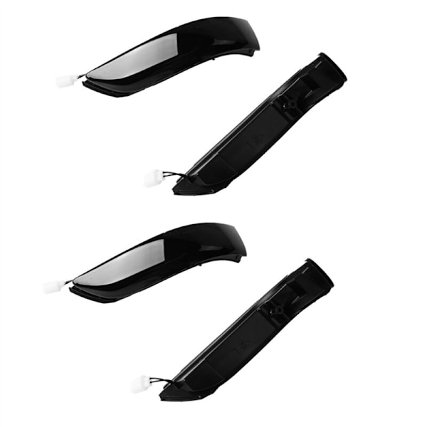 2X Bil Rök Svart Dynamisk LED Blinkers Sidospegel Indikatorljus Lampa för Accord 08-13 RL 06-09
