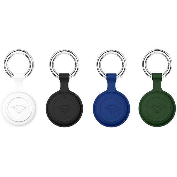 Anti-Drop skyddande skal TPU skal slot skydd för AirTags Bluetooth Tracker tillbehör (D)