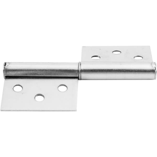 3 tommer dørhængsel i rustfrit stål, sølvfarvet hardware
