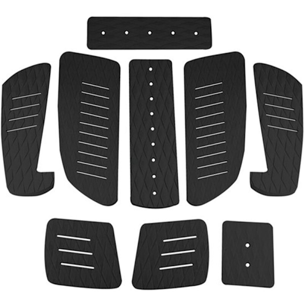 9 stk. EVA Surfboard Traction Pad Surf Longboard Anti-Slip til Stand Up Paddle Board