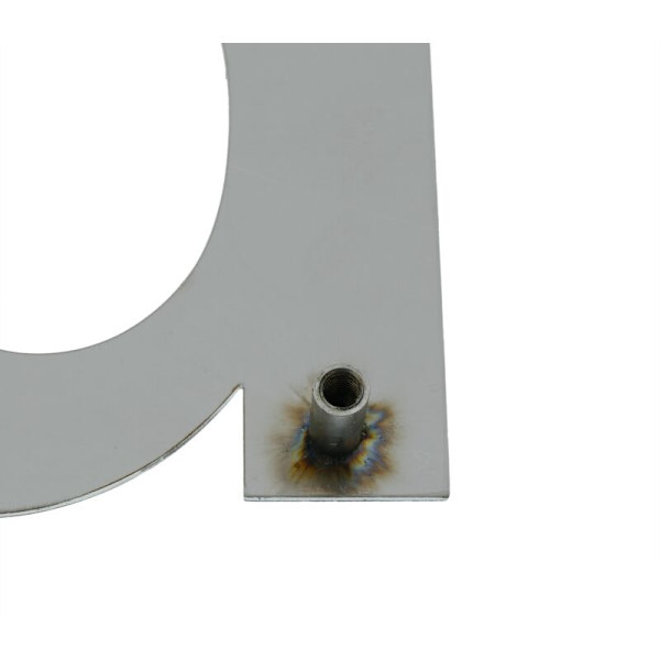 Bokstav B 150 mm merking i rustfritt stål