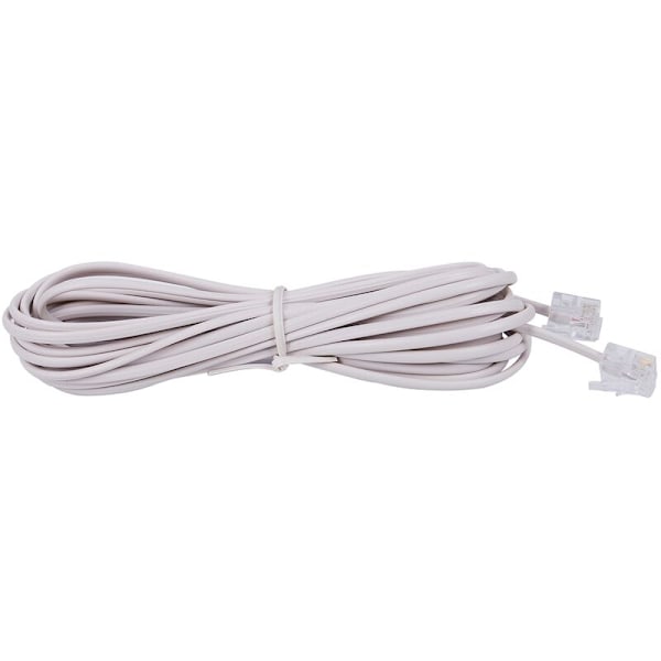 6P2C RJ11 Han-til-han-telefonstikkabel 5M