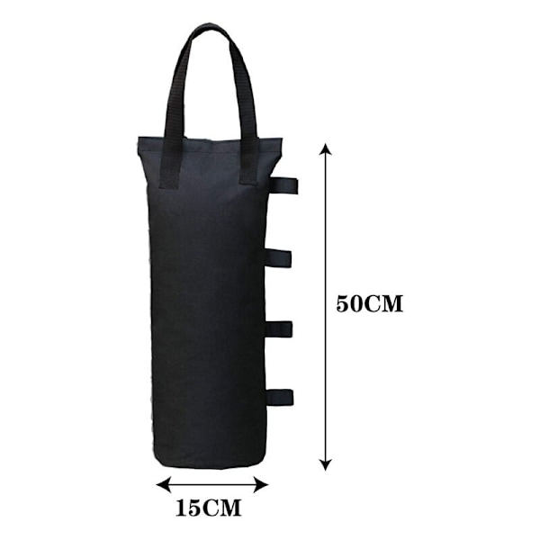 1680D Industriella Gazebo-vikter, Set med 4 Gazebo-vikter, PVC Innerfoder, Gazebo Sandbag för Pop-up Tält, Markis eller Parasol (Ett Rör)