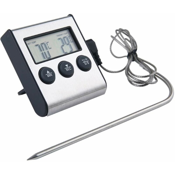 Kötttermometer för matlagning Kötttermometer med sond för grillning Köttgrill Vatten Mjölk Vin Vätska med sond UD09