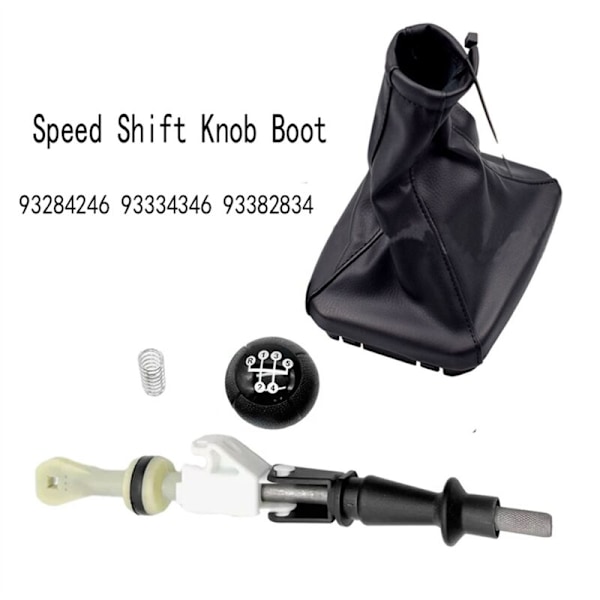 93382834 Växelspaksknopp Gaiter Head Stick för C1 C2 C3 Opel Boot 93284246 93334346 B