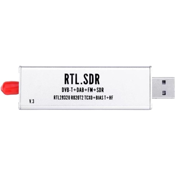 0.1MHz-1.7GHz TCXO SDR Receiver R820T2 USB -SDR Dongle with 0.5Ppm TCXO SMA MJZSEE A300U Tester