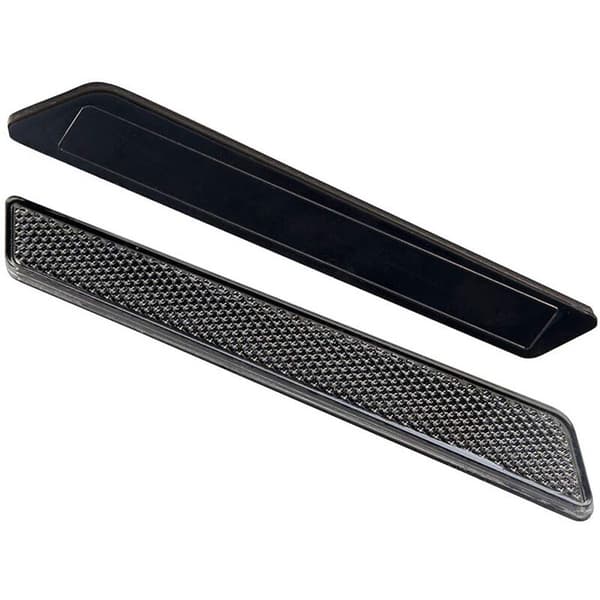 Reflektorer til Street Glide Road Latch Covers Sadeltasker Side Synlighed 2014-2020 (Sort)