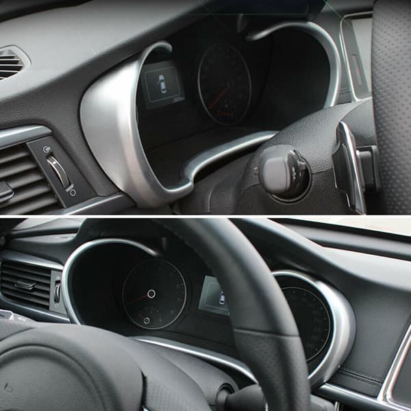 Bil Dashboard Bezel Cover Trim ABS Styling Sticker til K5 2016 2017 Tilbehør