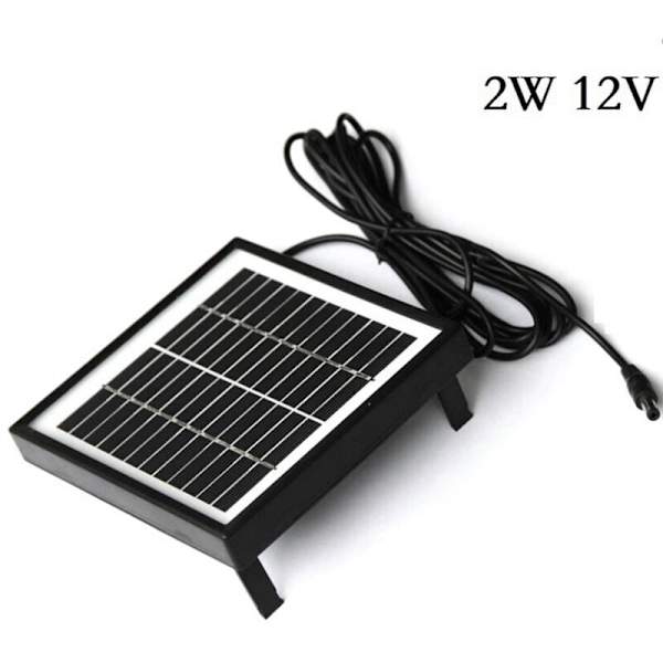 12V 2W aurinkopaneeli aurinkopuutarhavalopaneelin DIY-osat DC-portti aurinkopaneeli akkumoduuli akkulaturille