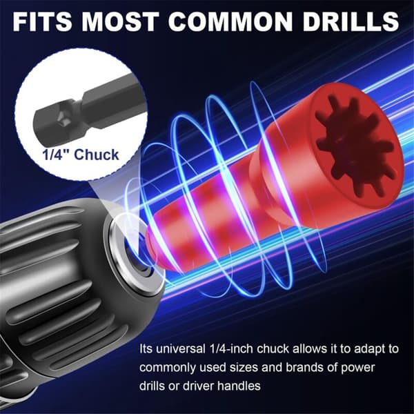 2 stk. Wire Nut-drivere, Wire Twisting Tool, Rotation Twisting Wire Connector, Socket Wire Twisting Threader, Wire Nuts Tool