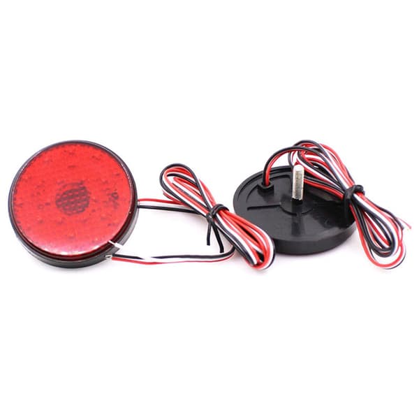 Bilovertræk 5.8CM Rund LED Bagkofanger Reflektor Bremslys til ASX