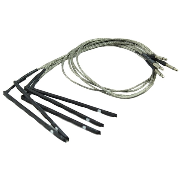5 st Flexibla Akustisk Gitarr Transducer Känslighet Piezo Bro Pickup Kabel