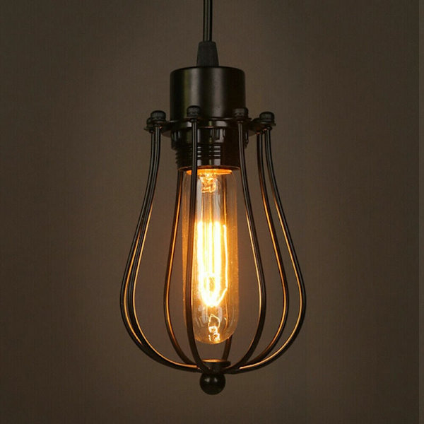 Vintage industriel metal loft-pendellampe