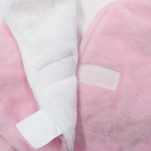 Baby Unicorn Filt Baby Sovsäck Swaddling Födelse Flicka Pojke Tjock Wrap Filt med Huva Varm Korall Sammet Baby Nest Nyfödd Sovsäck Separa