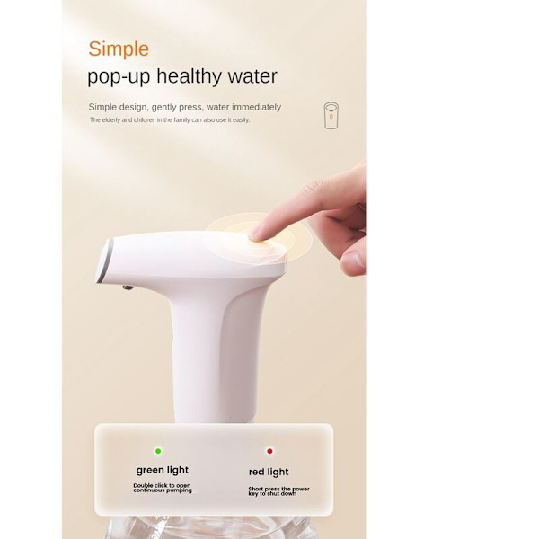Elektrisk Vindekanter Dispenser Ædru USB-opladning Automatisk Vindekanter Aerator Hældetud til Barfest Hvid