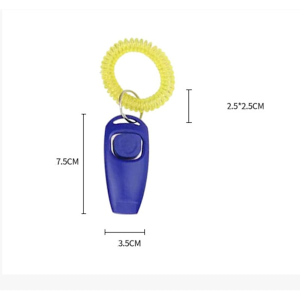 Pet Clicker Træning og Fløjte Sæt, Velegnet til Heste, Æsler, Grise, Får, Geder, Kaniner, Høns, Ænder, Forskellige Farver, 6 Styk pr. Pakke