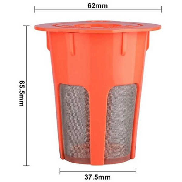 3 stk K Carafe 2.0 Påfyllbare Kaffefiltre for Gjenbrukbare Kapsler Modeller K500 K400 K300 K200