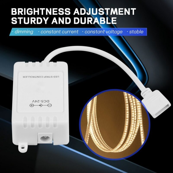 Tuya Zigbee RGB Smart LED-styrenhet för 5V-24V ljusremsa kompatibel ZHA Zigbee2MQTT Tasmota Alexa Home