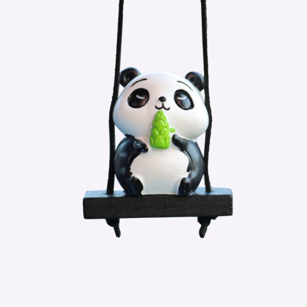 Panda-autoriipus auton sisustustarvikkeet auton taustapeiliriipuskoristeet auton koristelu