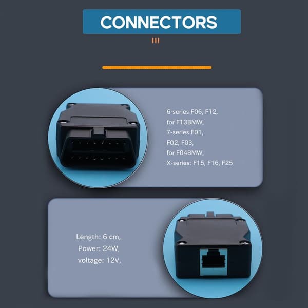 Adapterkabel for Enet Ethernet-grensesnitt for ESYS ICOM F-serie koding